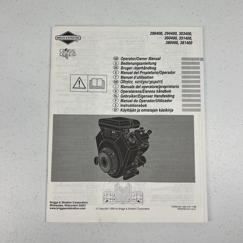 Briggs stratton 294400 - briggs,