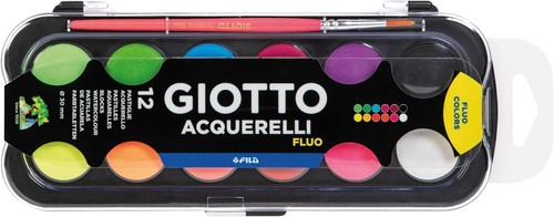 Giotto acquerelli fluo - giotto, 12